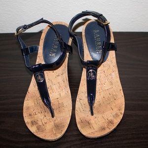 LAUREN - Ralph Lauren Wedge Sandals